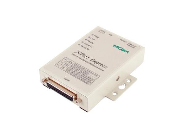 Moxa DE-211 1 port 10/100M, RS-232/422/485, DB25 female 
